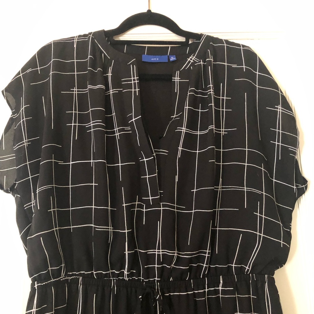 Apt. 9 Black and White Dress